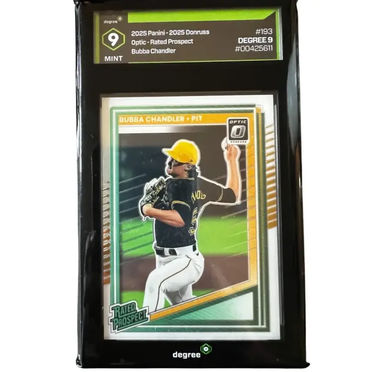 Bubba Chandler 2025 Donruss Rated Prospect.