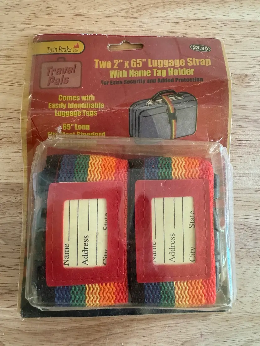 Rainbow Luggage Tags, And Straps