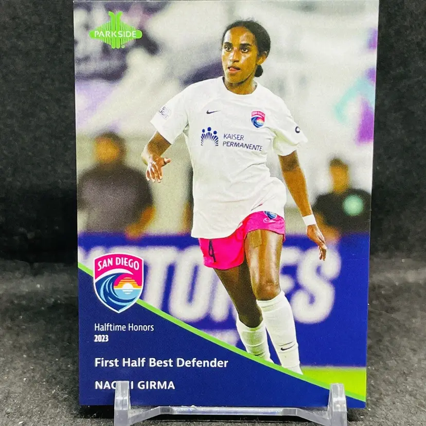 Naomi Girma Soccer Card /274 Halftime Honors BEST DEFENDER 2023 Parkside Pronto
