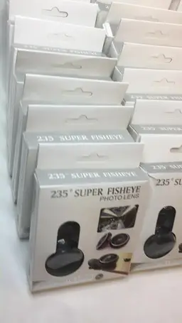 Big Lot - Fish-eye Camera Lens For iPhone, Android Tablet Laptop Lot of 35