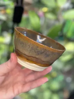 Handmade pot, no drainage 3.75 Inch