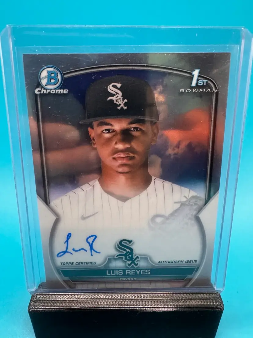 Luis Reyes 1st Bowman Chrome Auto Chicago White Sox
