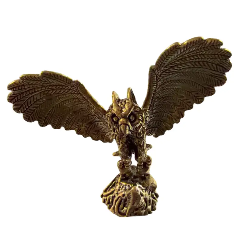 Mini Brass Owl 2”