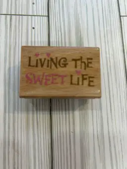 Living The Sweet Life Stamp By Hampton Art (2009)