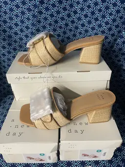 Three Pairs Of Women’s Size 8 Slip On Sandals NWT