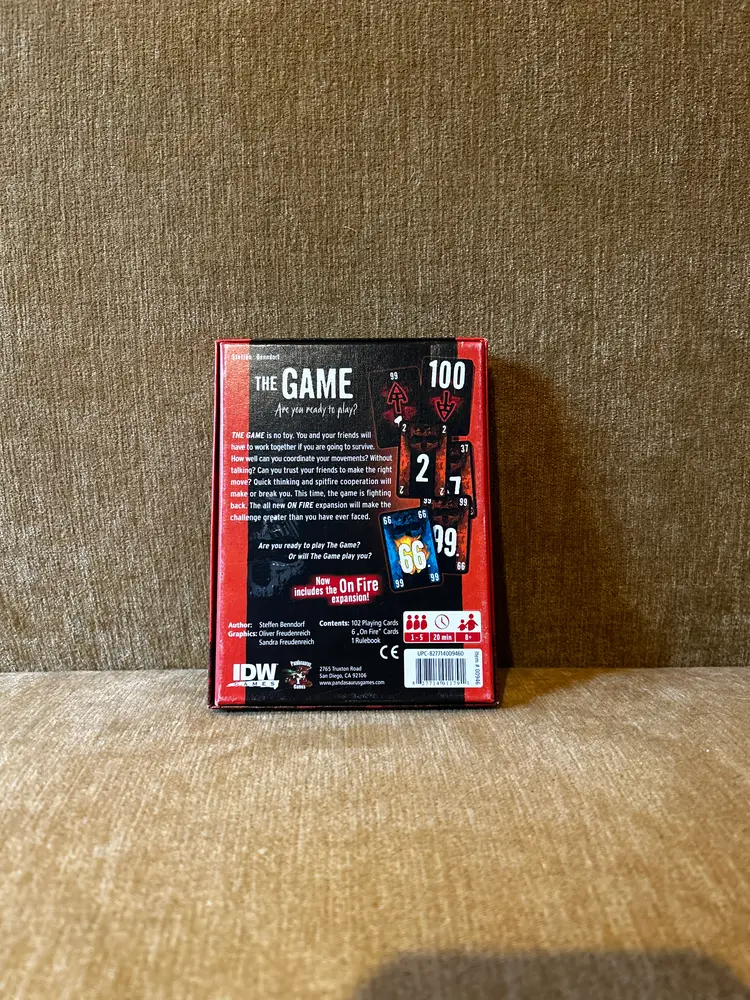 The GAME : Can you discard all the cards in ascending & descending order without getting stuck?