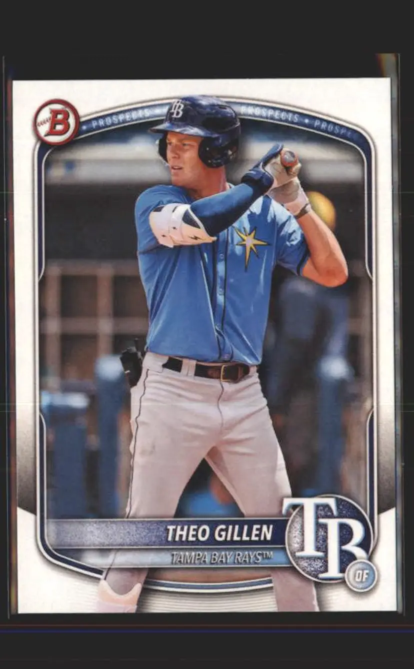 2025 Bowman Draft #BD-121 Theo Gillen - (137) - Tampa Bay Rays