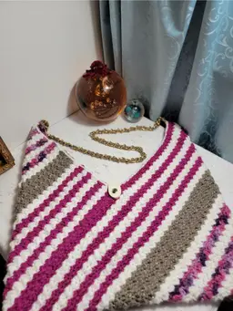 Handmade crochet purse