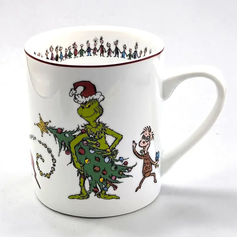 The Grinch Christmas Williams Sonoma Coffee Tea Hot Cocoa Mug Cup