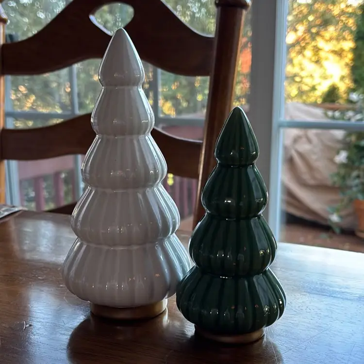 Christmas Tree Pair - Ceramic