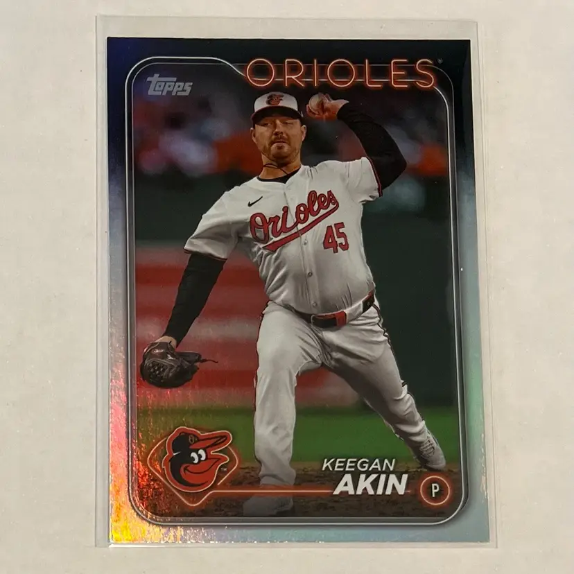 Keegan Akin Rainbow Foil Baltimore Orioles