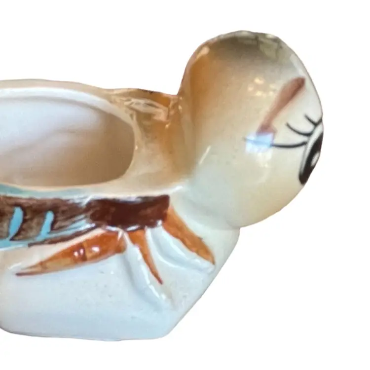 #01 VTG Japan Honey Bee Condiment Server Missing Lid & Spoon