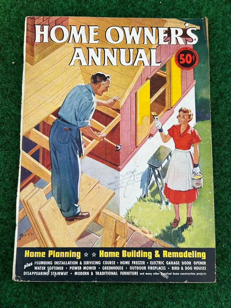 Vintage 1950 Home Owner’s Annual Home Planning And Home Remodeling