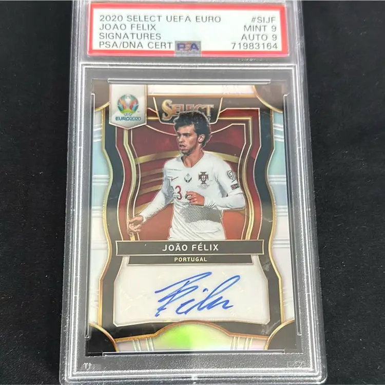 2020 Select UEFA Euro Signatures Auto Joao Felix - PSA 9