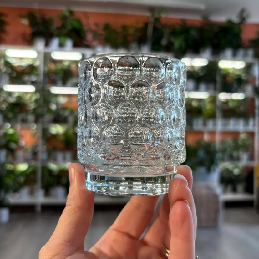 Bubble cache pot (clear)