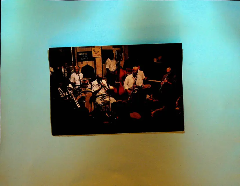 Kid Thomas Band at Preservation Hall New Orleans Postcard