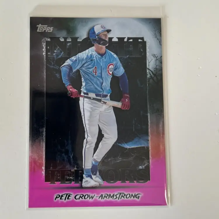 Pete Crow-Armstrong Night Terrors Pink Chicago Cubs