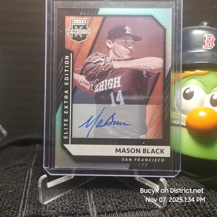 2021 Panini Elite Extra Edition Auto - Mason Black San Francisco Giants