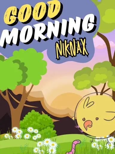 Good Morning, Niknax with LADYBUG COTTAGE 🐞