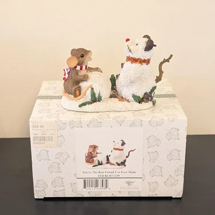 Charming Tails Fitz & Floyd "You're The Best Friend I've Ever Made" 87/139