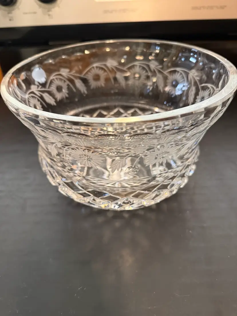 Vintage Crystal Bowl