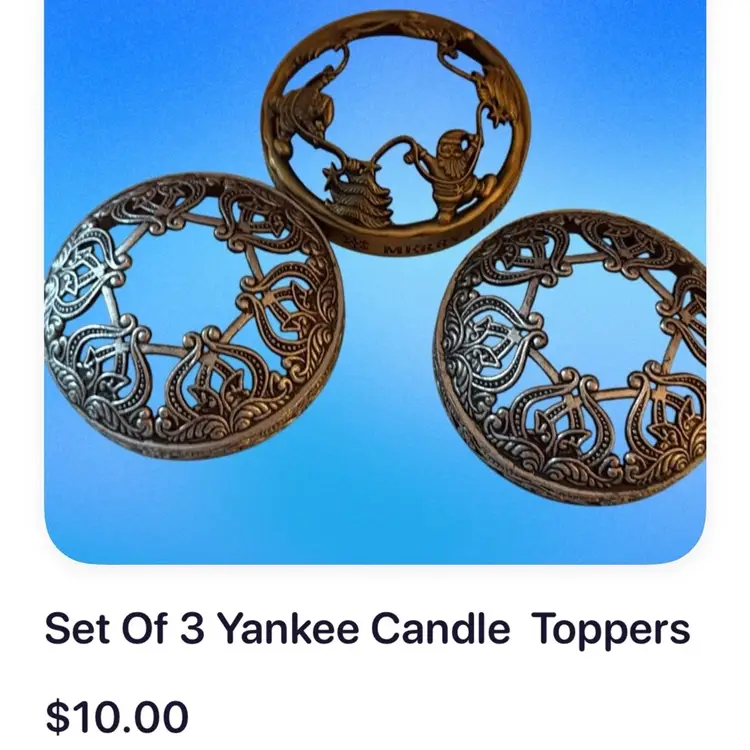 Yankee Candle Toppers