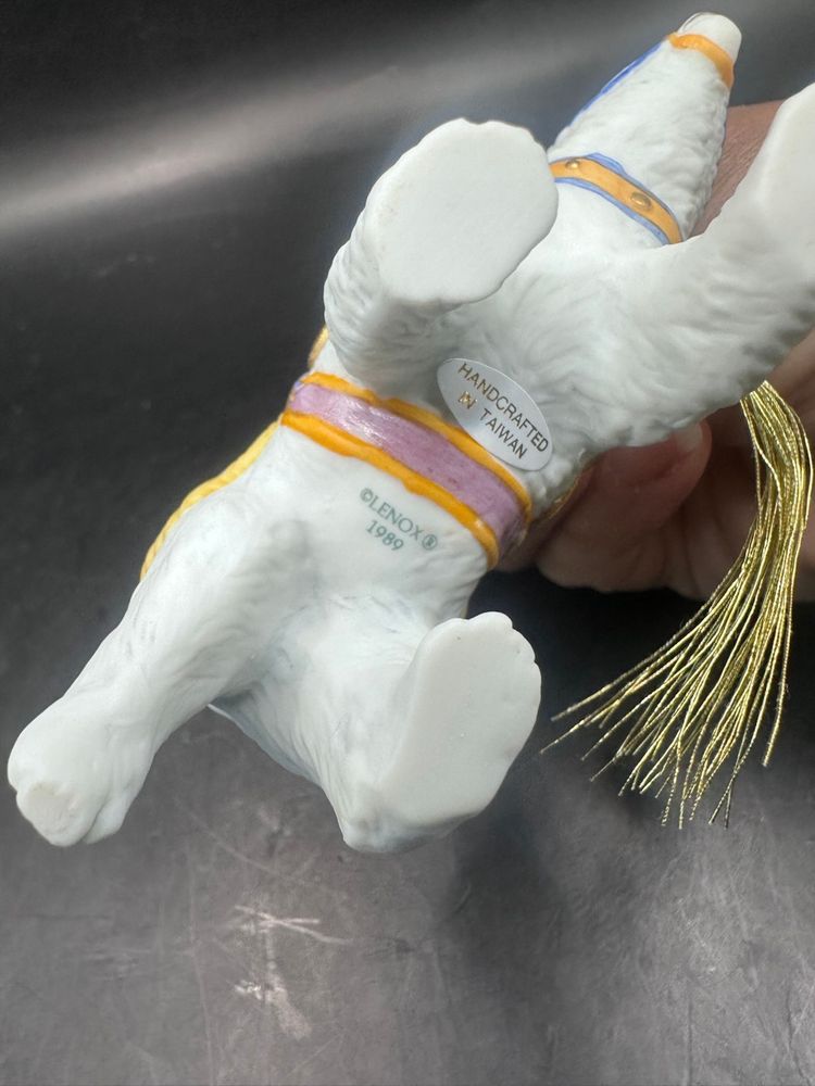 Vintage Lenox Polar Bear Carousel Animals Ornament - 1989