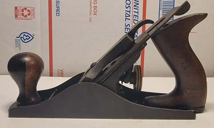 Stanley #3 Type 13 Plane Smooth Sole SW AA Iron Stunning Two-Tone Knob