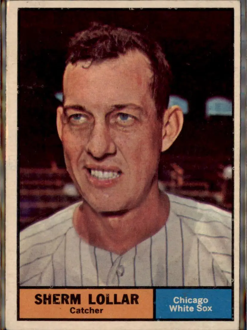1961 Topps #285 Sherm Lollar - ( ) - Chicago White Sox
