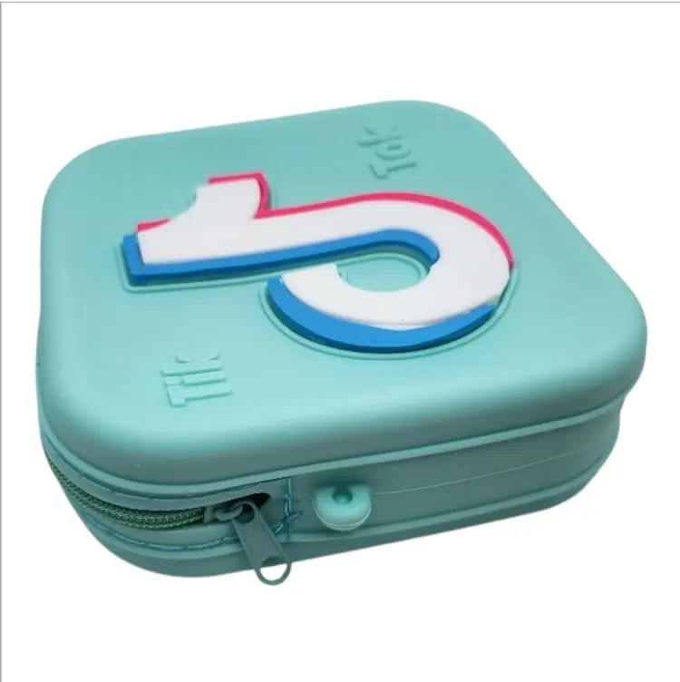 TikTok Silicone Crossbody Bag Mini Shoulder Purse Fan Accessory Adjustable Strap