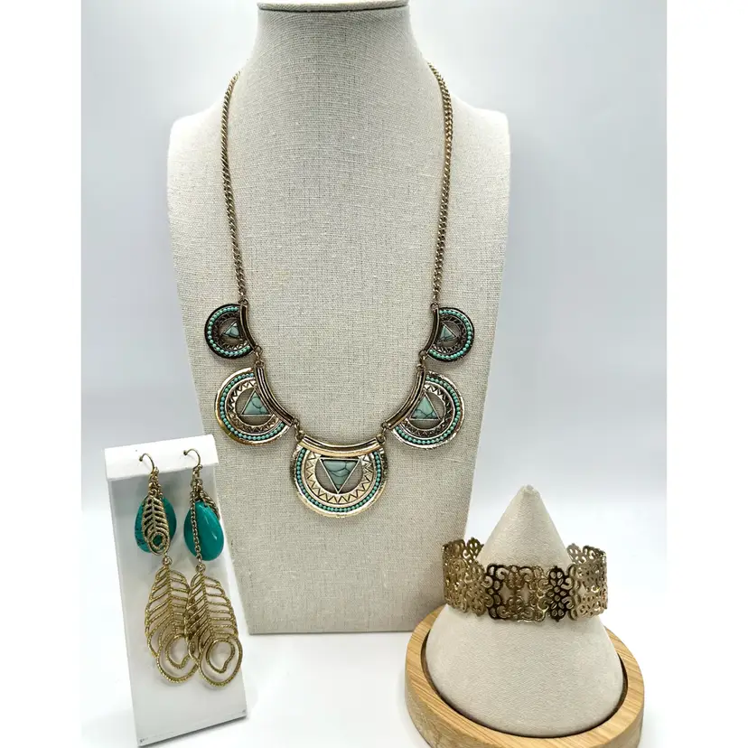 #170 Faux Turquoise Set