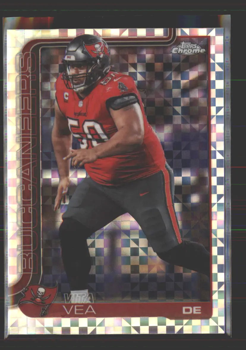 Vita Vea 2025 Topps Chrome X-Fractor #286 - (142) - Tampa Bay Buccaneers