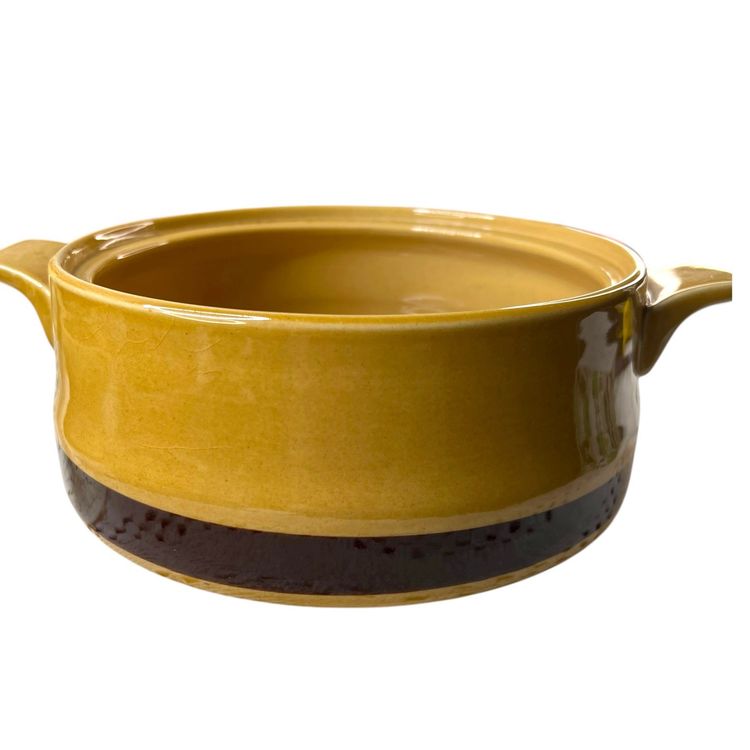 La Mesa  Stoneware Casserole No Lid Gold And Brown 10.5" X 8" X 4"