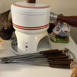 Vintage Fondue Set