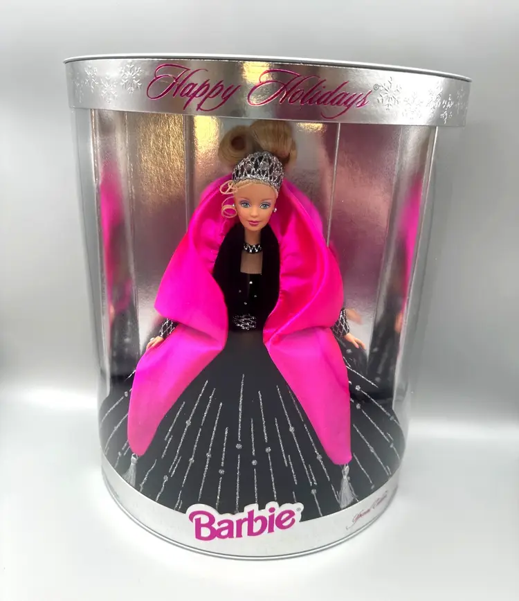 Barbie Happy Holidays 1998 Collector Edition Doll Rare Misprint On Original Box