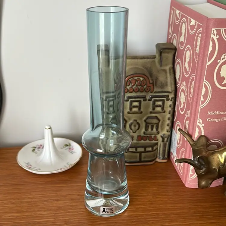 Vintage Aseda Sweden Vase Bo Borgstrom