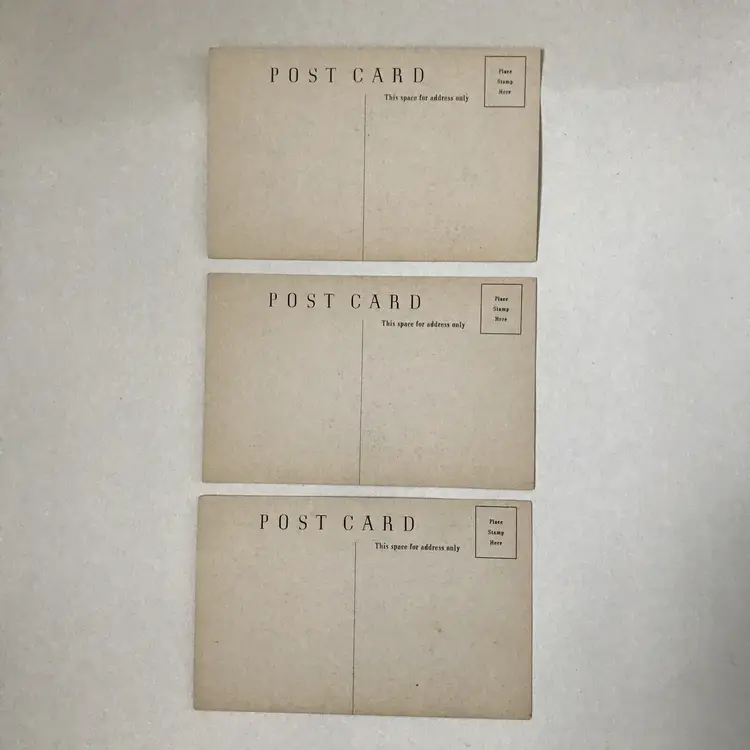 Vintage Yosemite Nevada Falls Ahwahnee Half Dome Colorized Postcards Lot of 3