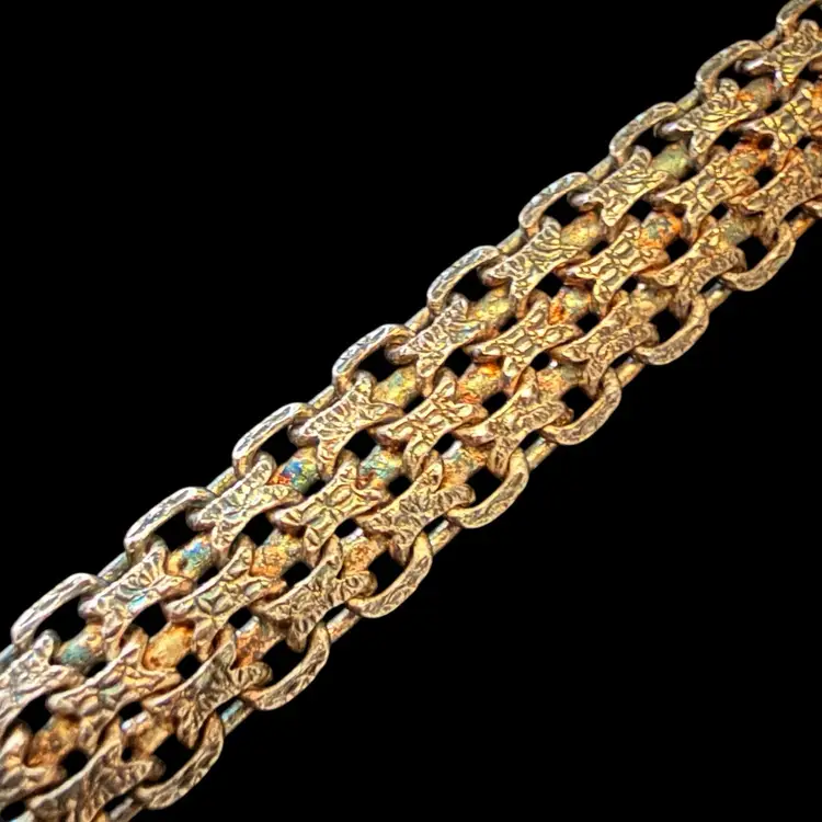 Italian Sterling Silver .925 Bracelet 7.5” - 8 Grams