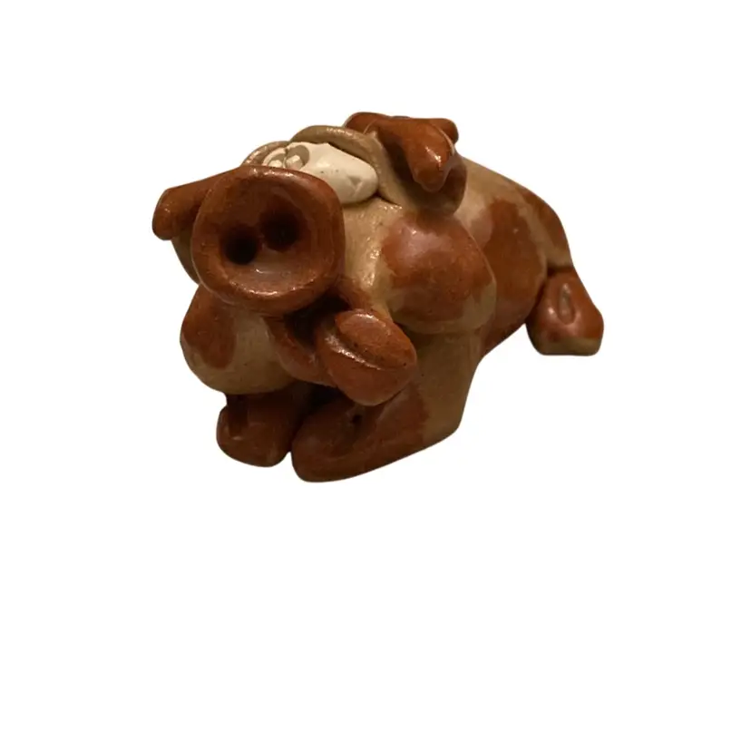 Nancy Hicks Whimsical Pottery Pig