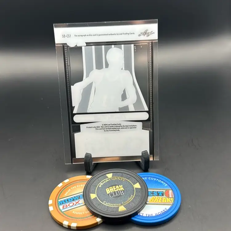 Charlie Scott Auto 1/5 Purple 70’s Sports Heroes 2024 Leaf Boston Celtics