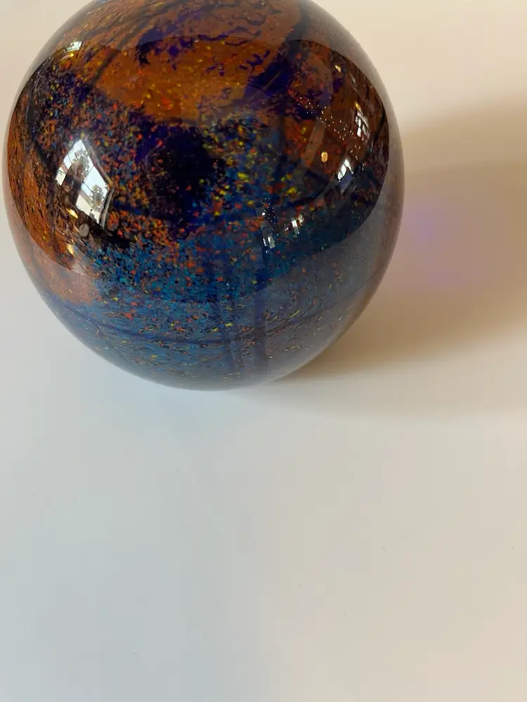 Art Glass Paperweight -3.75”