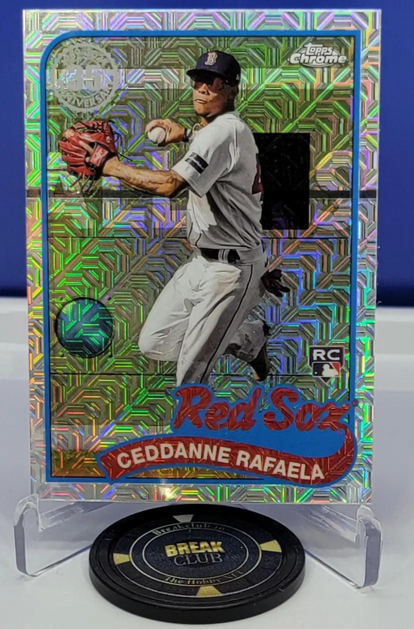 Ceddanne Rafaela 2024 Topps Series 2 RC No.2T89C-39 1989 Silver Pack Mojo Boston Red Sox