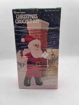 Vintage Vogart Crafts Santa Claus Crochet Kit