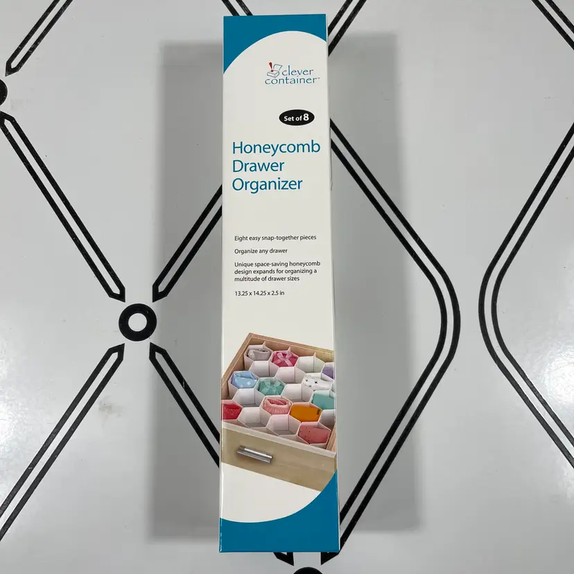 Set of 8 Honeycomb Drawer Organizer Divider Craft Sock Modular Storage