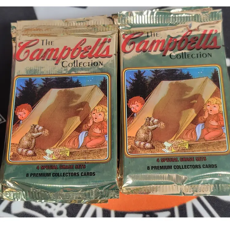 1995 Campbell’s Soup Trading Cards Unopened Pack – 8 Cards per Pack