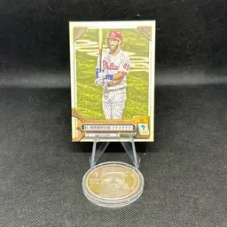 2022 Gypsy Queen Bryce Harper Jackie Robinson Variation/ Team Logo Swap Variation Philadelphia Phillies