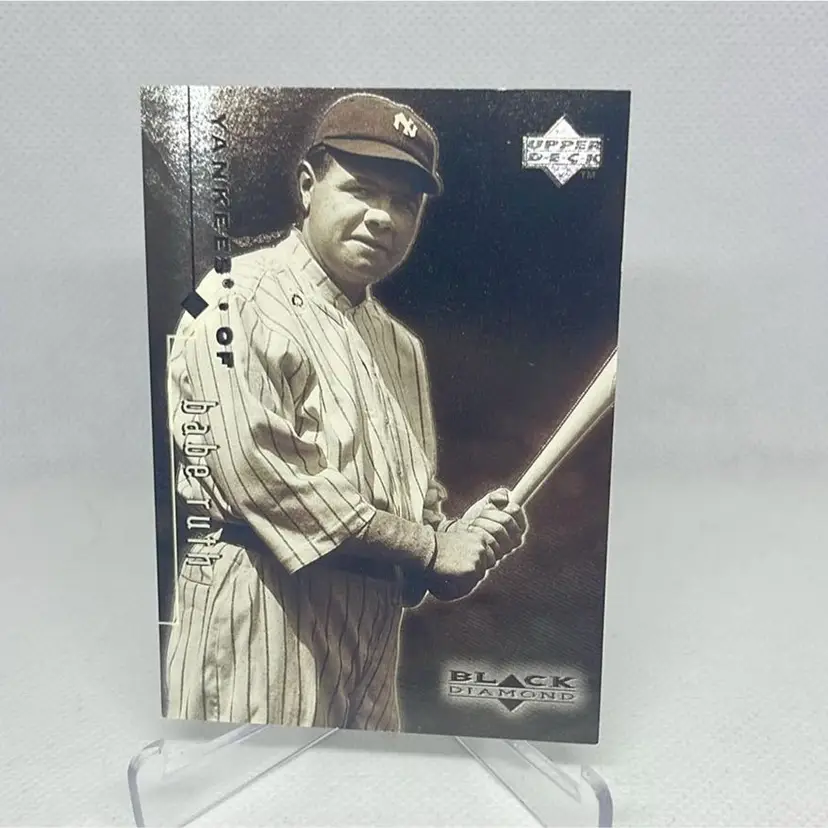1999 upper deck black diamond babe ruth #90 New York Yankees