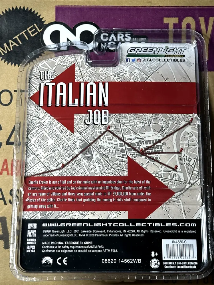 Greenlight Green Machine Chase The Italian Job 1967 Austin Mini Cooper S 1275