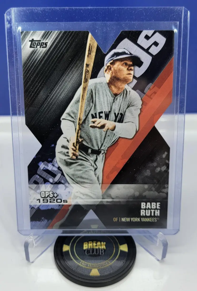 Babe Ruth 2020 Topps Decade of Dominance Die-Cuts Black /299 #DOD-1 HOF New York Yankees