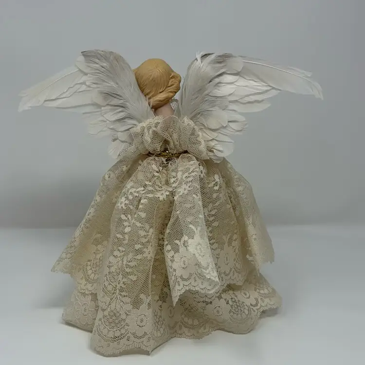 Vintage Hand Made Angel Tree Topper